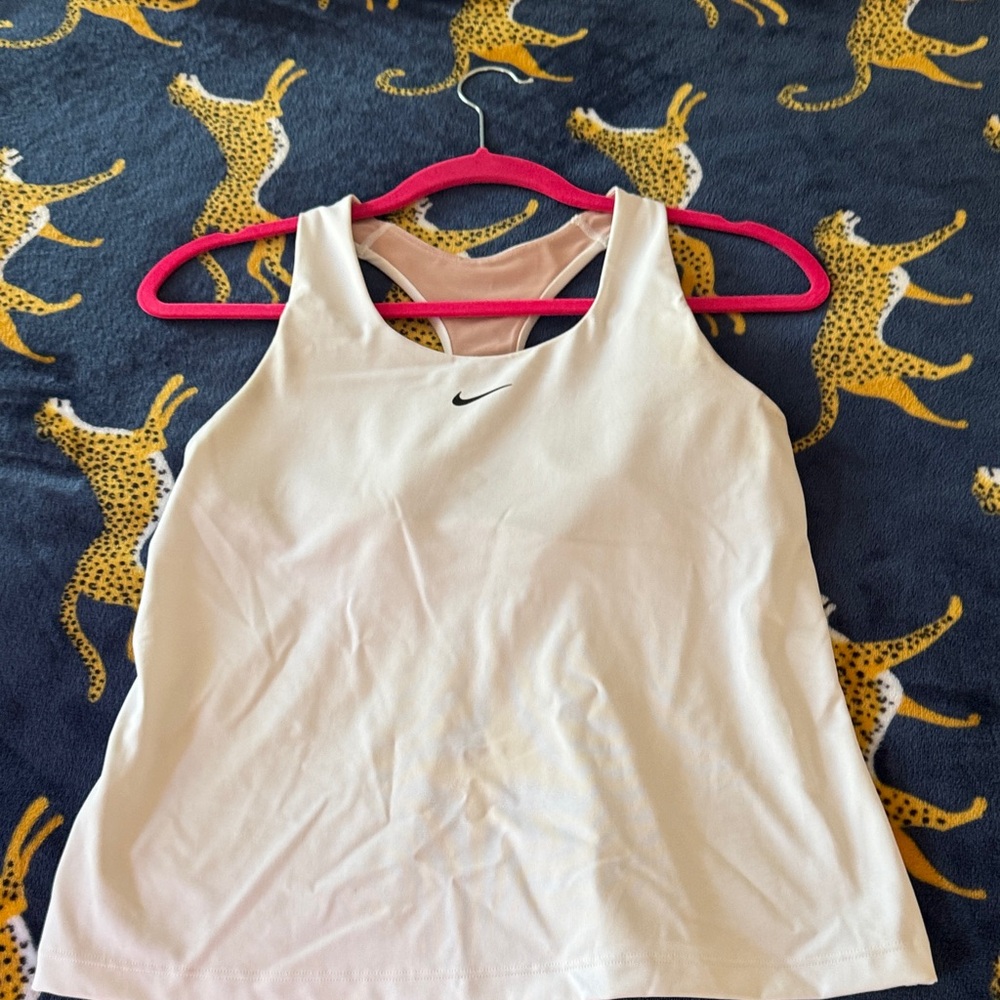 Nike Women's White Racerback Tank Top